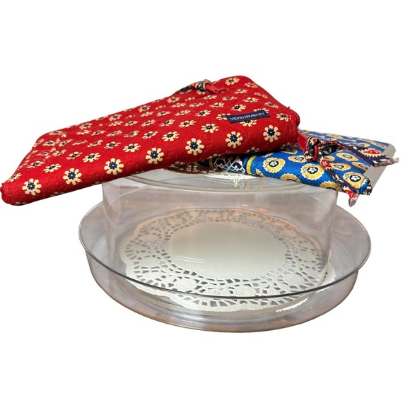 RETIRED Vera Bradley Americana Red wallet & Riveira Blue kiss lock photo album. - Picture 8 of 9